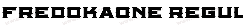 FredokaOne Regula字体转换